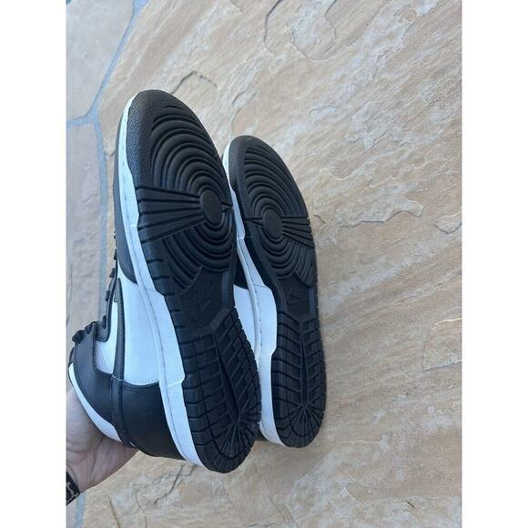 Nike Dunk High DD1869-103 Sneaker Women White Black Leather Comfort Shoes PSS166 - Picture 4 of 8